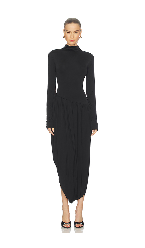 Camila Coelho Evalda Midi Dress in Black. XS also in L, M, S
