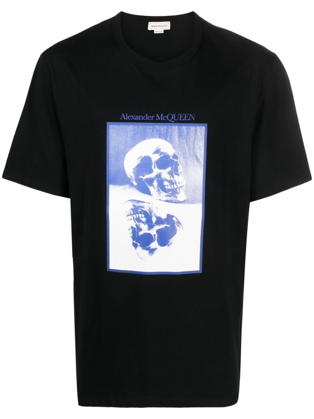 Graphic-print cotton T-shirt - Black