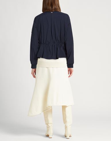 Woman Jacket Navy Size 6 Polyamide, Elastane
