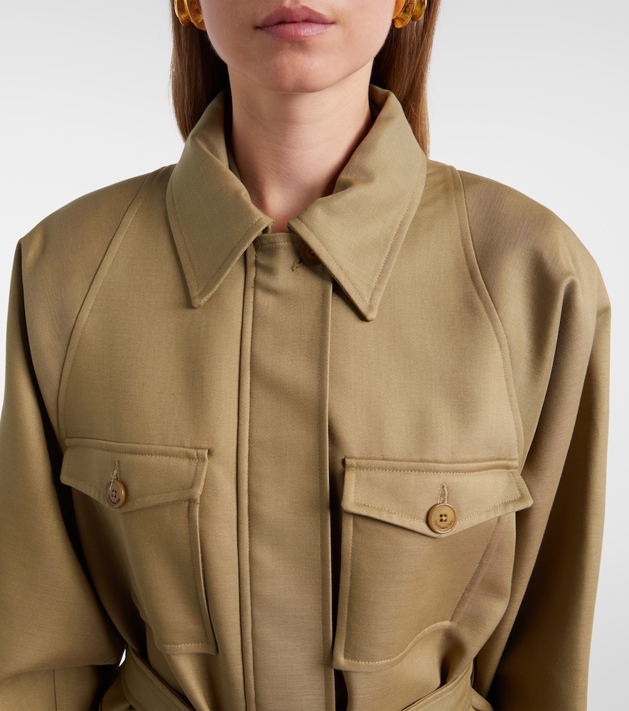 Kelia belted padded jacket