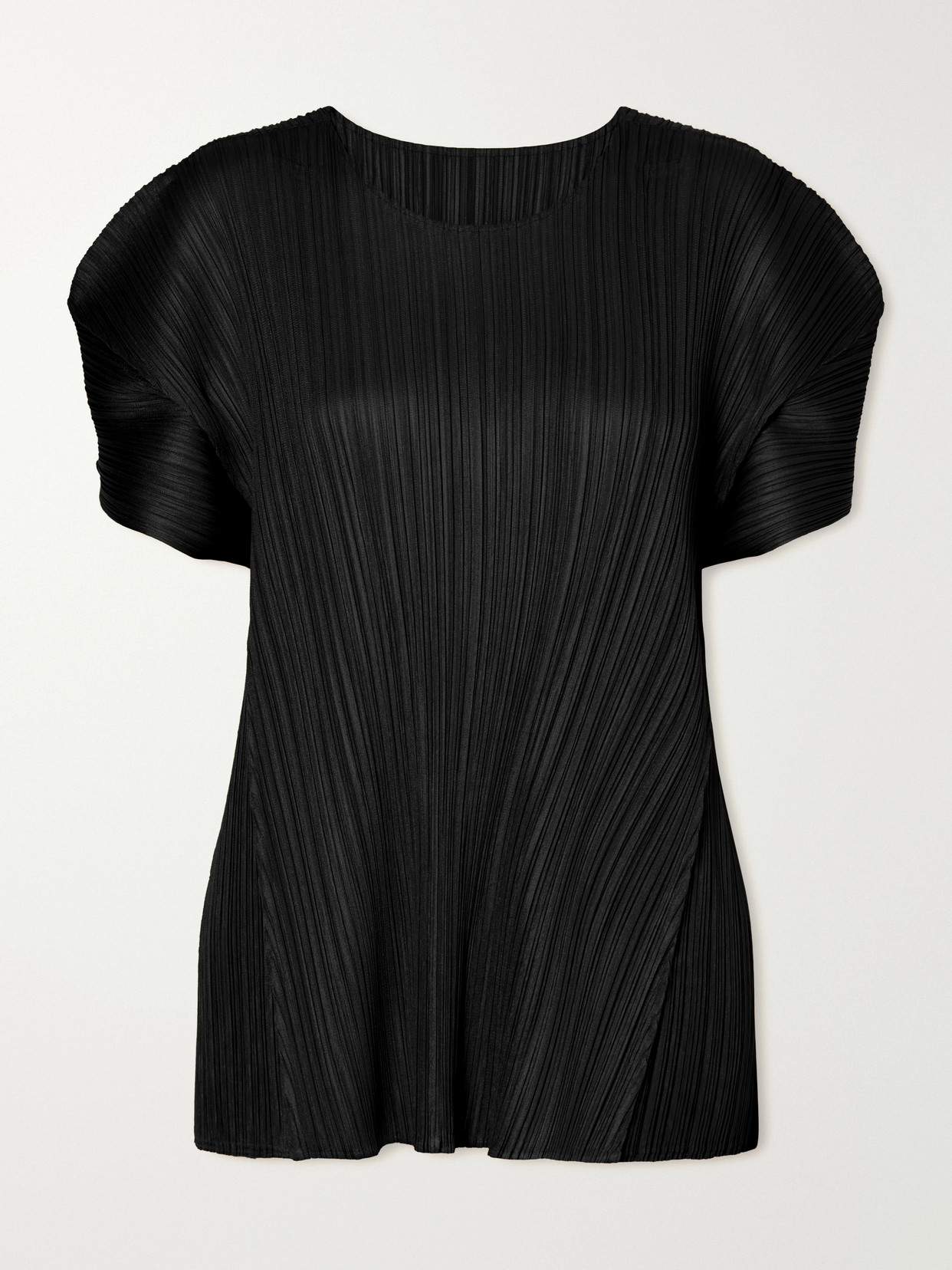 Bouquet Plissé Blouse - Black