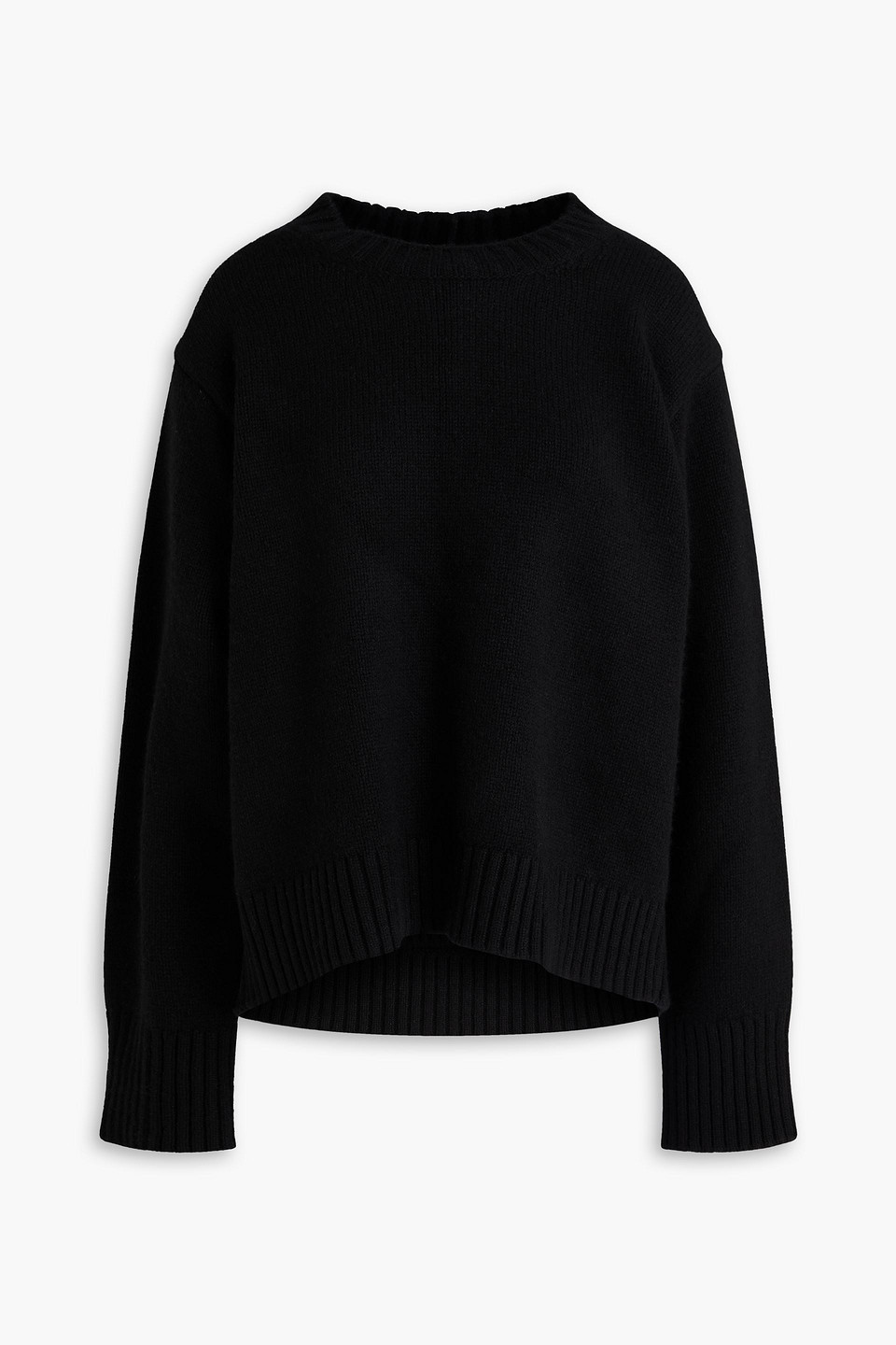 Cashmere-blend sweater - Black - FR 42