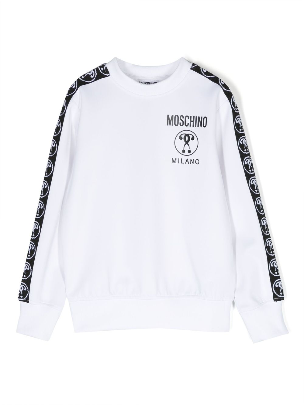 Logo-print cotton sweatshirt - White