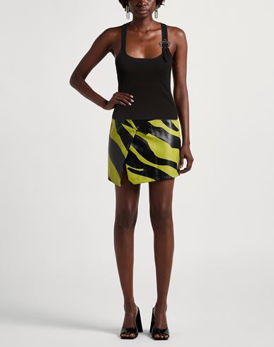 Woman Top Black Size 4 Cotton, Elastane