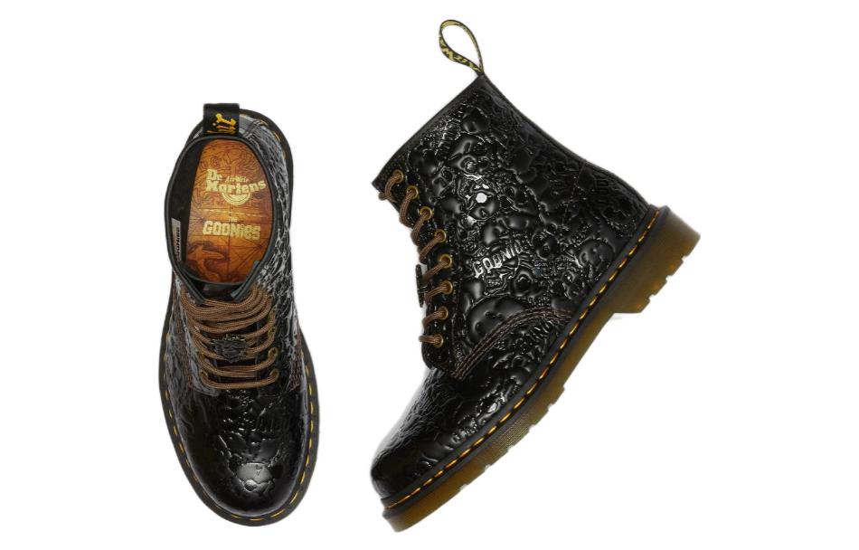 Dr.Martens x Warner Bros 1460 Goonies Emboss Leather Lace Up Boots 'Black'