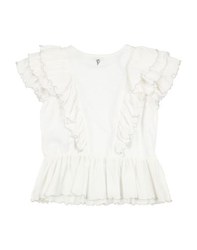 Kid Girl Top White Size 10 Cotton