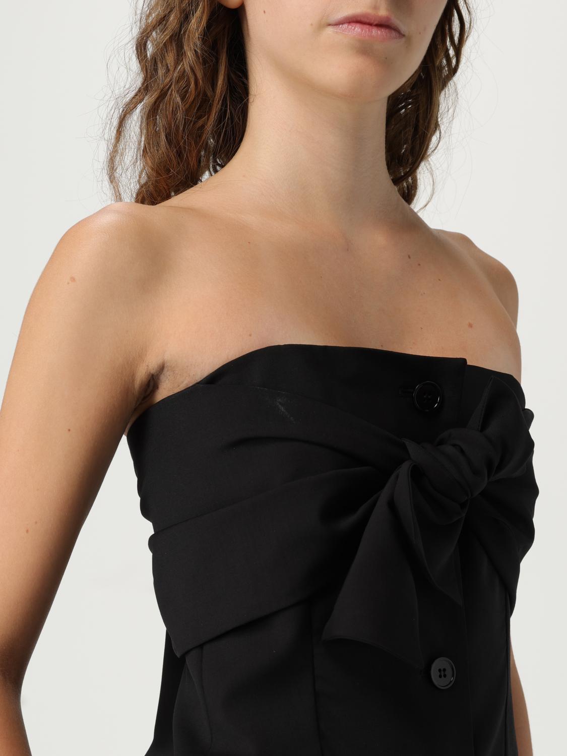 Top Woman color Black