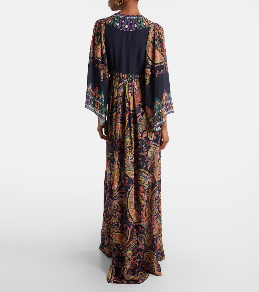 Paisley maxi dress