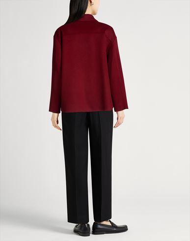 Paltò Woman Jacket Burgundy Size 4 Wool