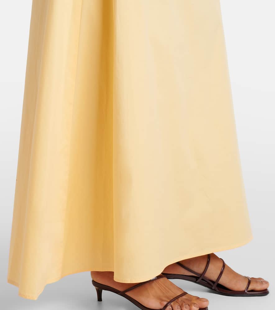 Staud Phare one-shoulder cotton maxi dress