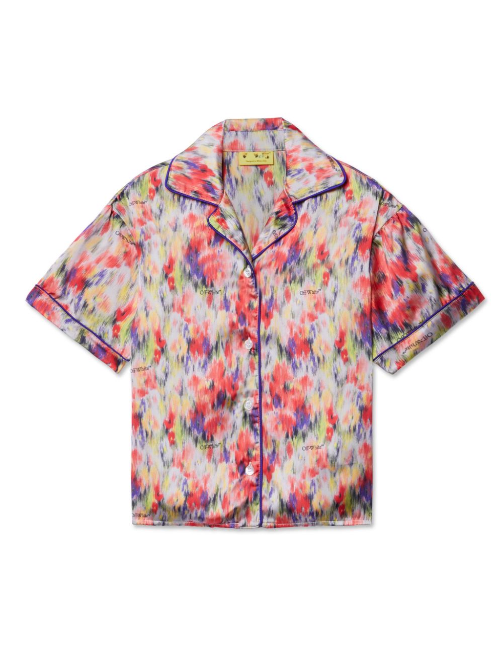 All-over chine shirt - Pink