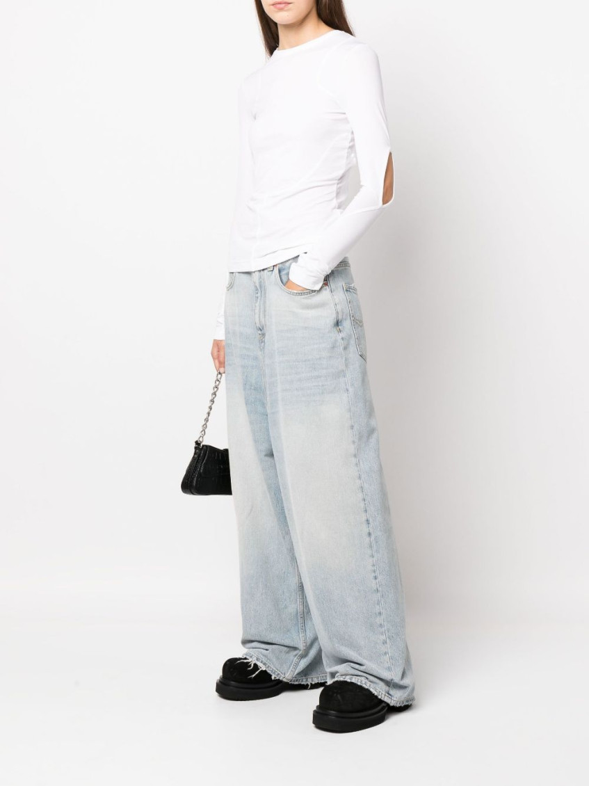 Cut-out Knit Top