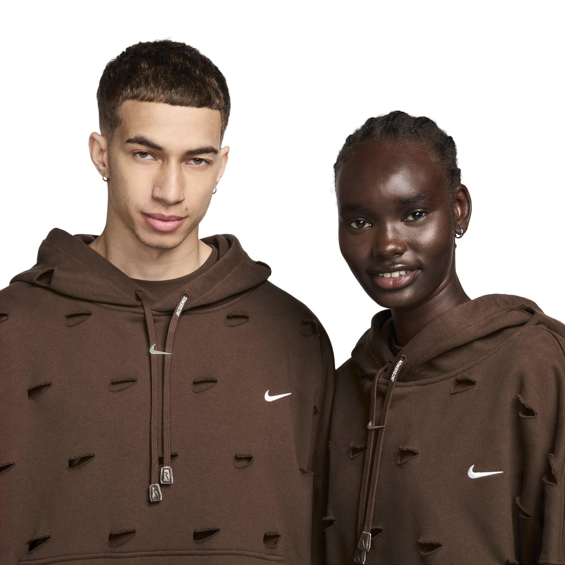 X Jacquemus Swoosh Hoodie (Asia Sizing) 'Cacao Wow'