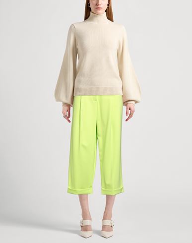 Woman Pants Lime green Size 8 Viscose, Polyamide, Elastane