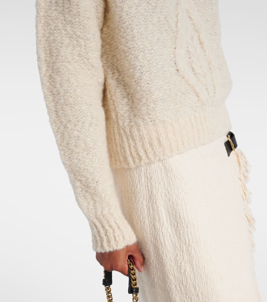 Romane cable-knit turtleneck sweater