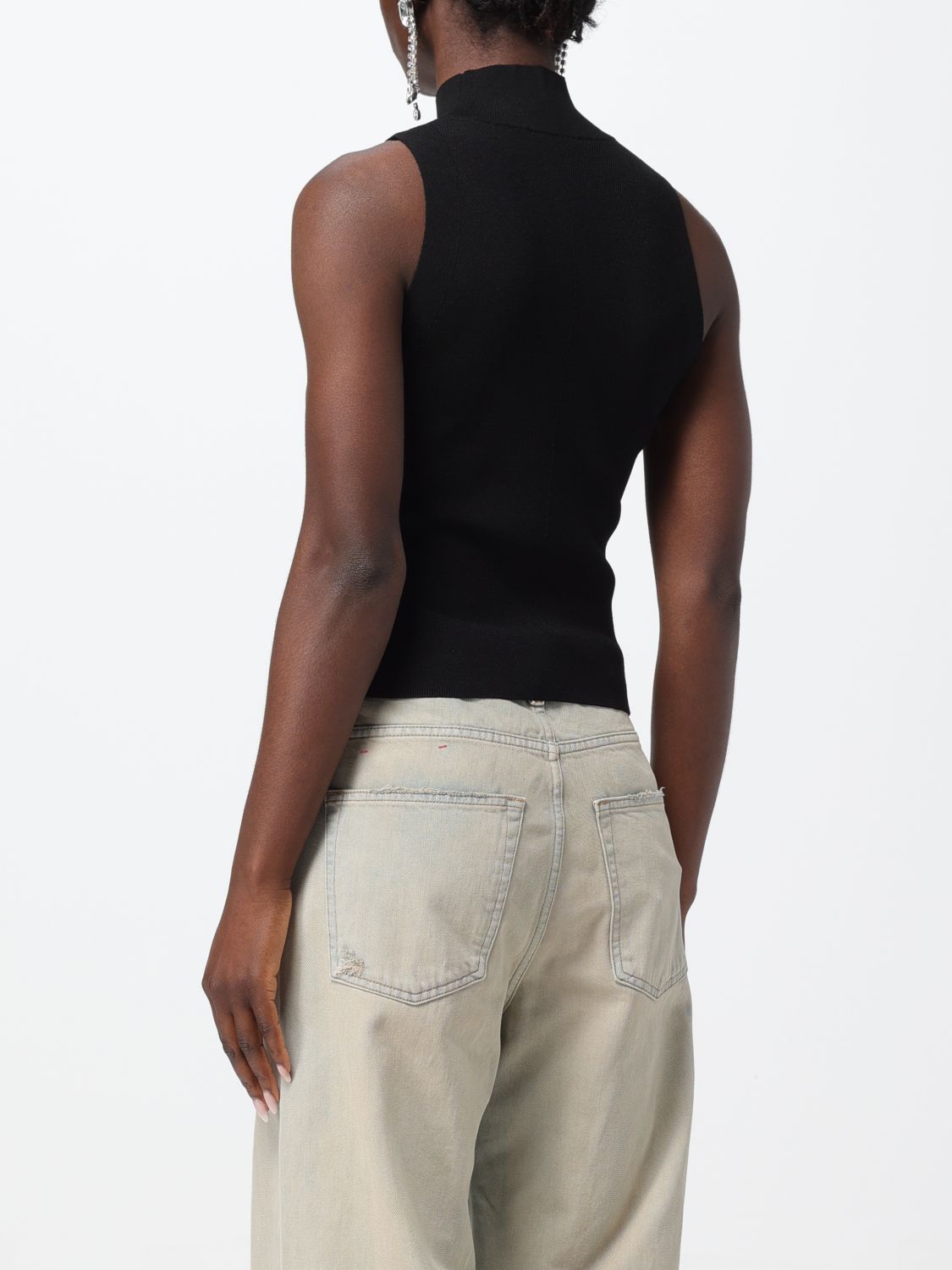 Top Woman color Black