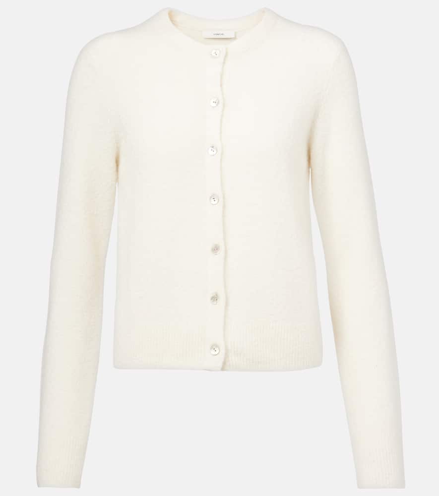Silk and cashmere-blend cardigan