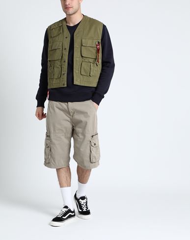 Man Shorts & Bermuda Shorts Beige