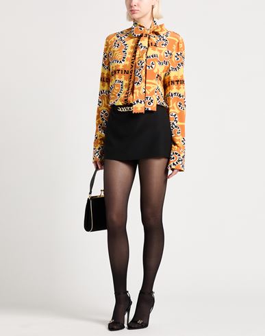 Woman Mini skirt Black Size 6 Virgin Wool, Silk