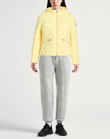 Woman Puffer Yellow Size 6 Polyester, Elastane