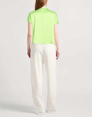 Woman Top Lime green Size 6 Acetate, Viscose
