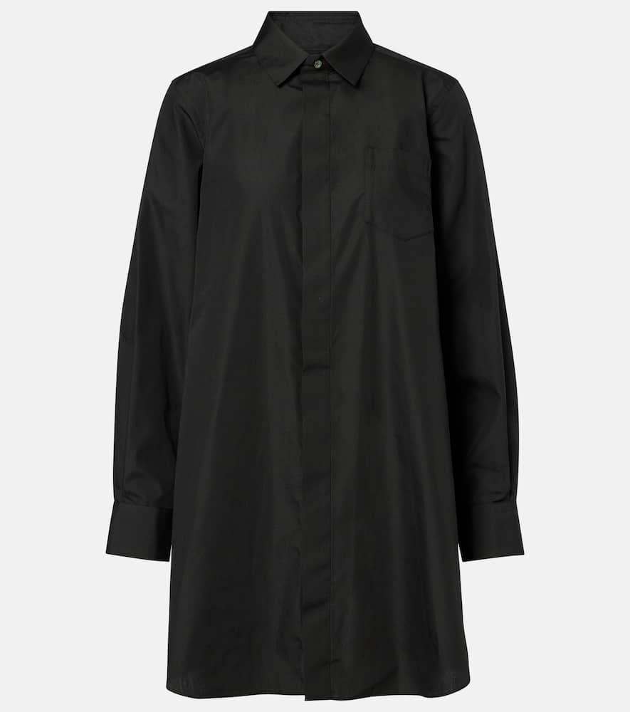 Poplin shirt dress