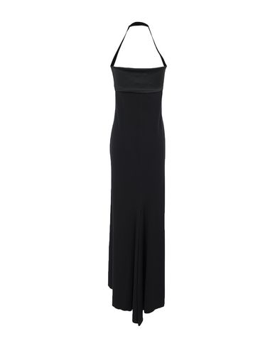 Woman Maxi dress Black Size 4 Viscose, Polyamide, Elastane, Acrylic