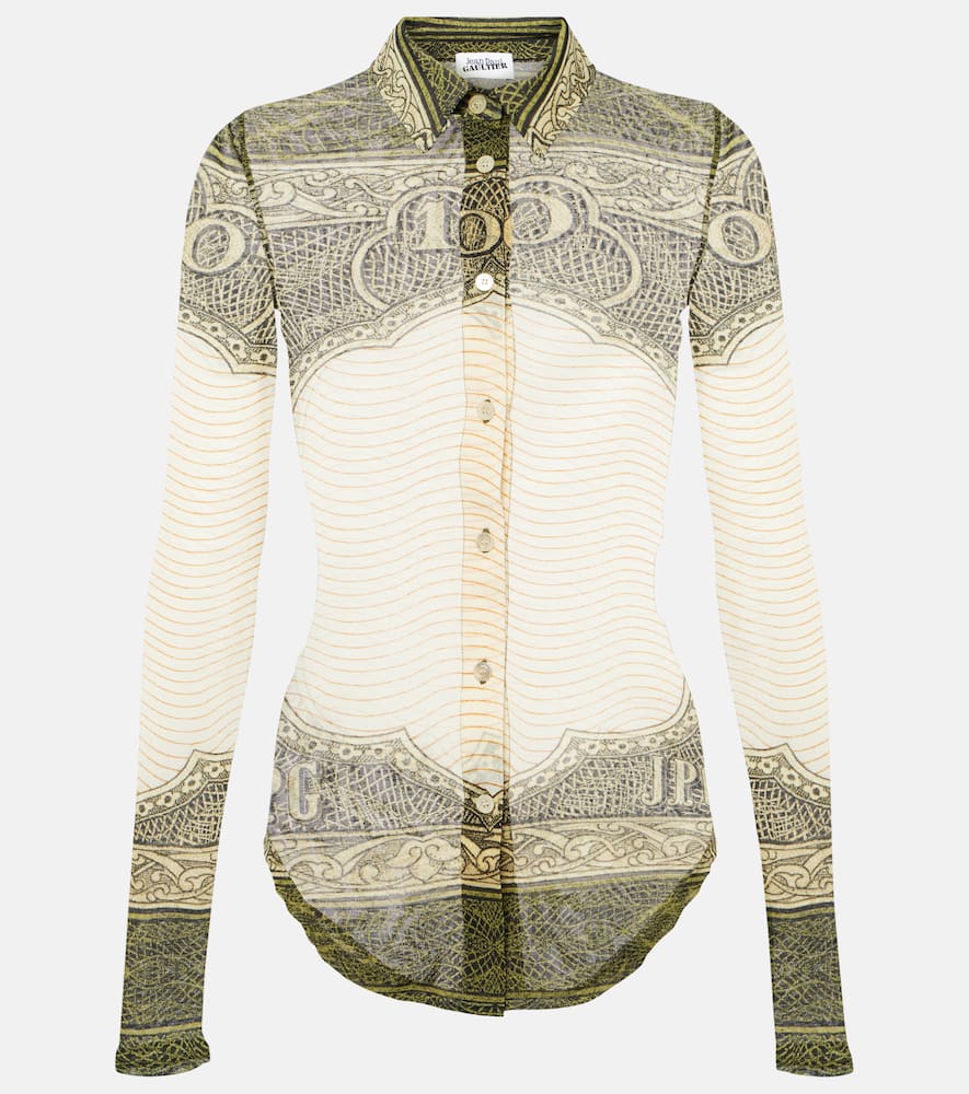 Printed mesh top