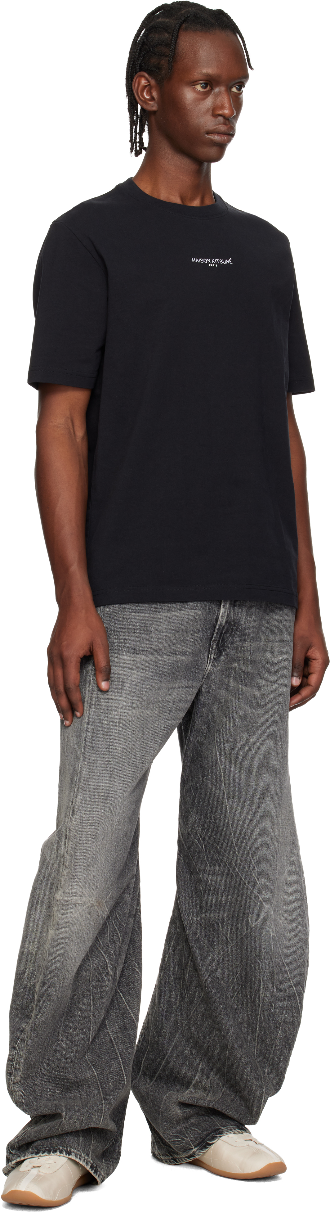 Black 'Paris' Comfort T-shirt