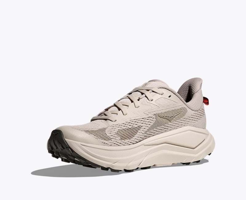 HOKA Women's Challenger 8 Shoes in Stucco/Asphalt Grey