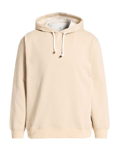 Man Sweatshirt Beige Size S Cotton