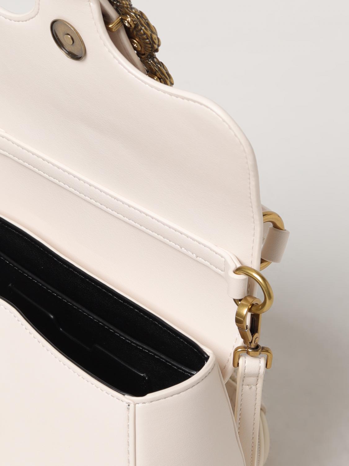 Logo-buckle tote bag - Black