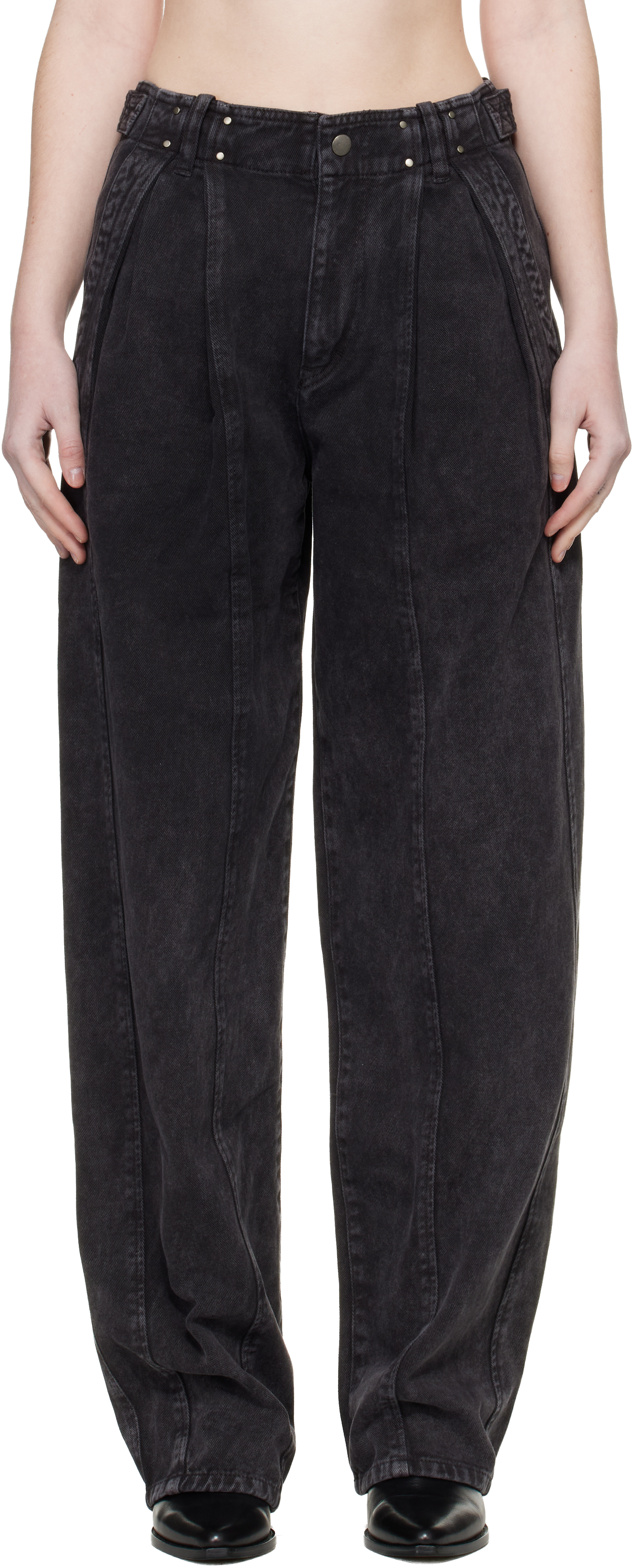 Black Ireme Trousers