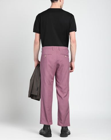 Man Pants Mauve Size 30 Viscose, Polyester, Elastane