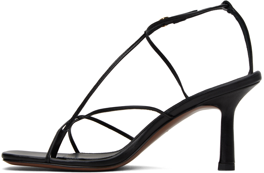 NEOUS Black Alphard Heeled Sandals