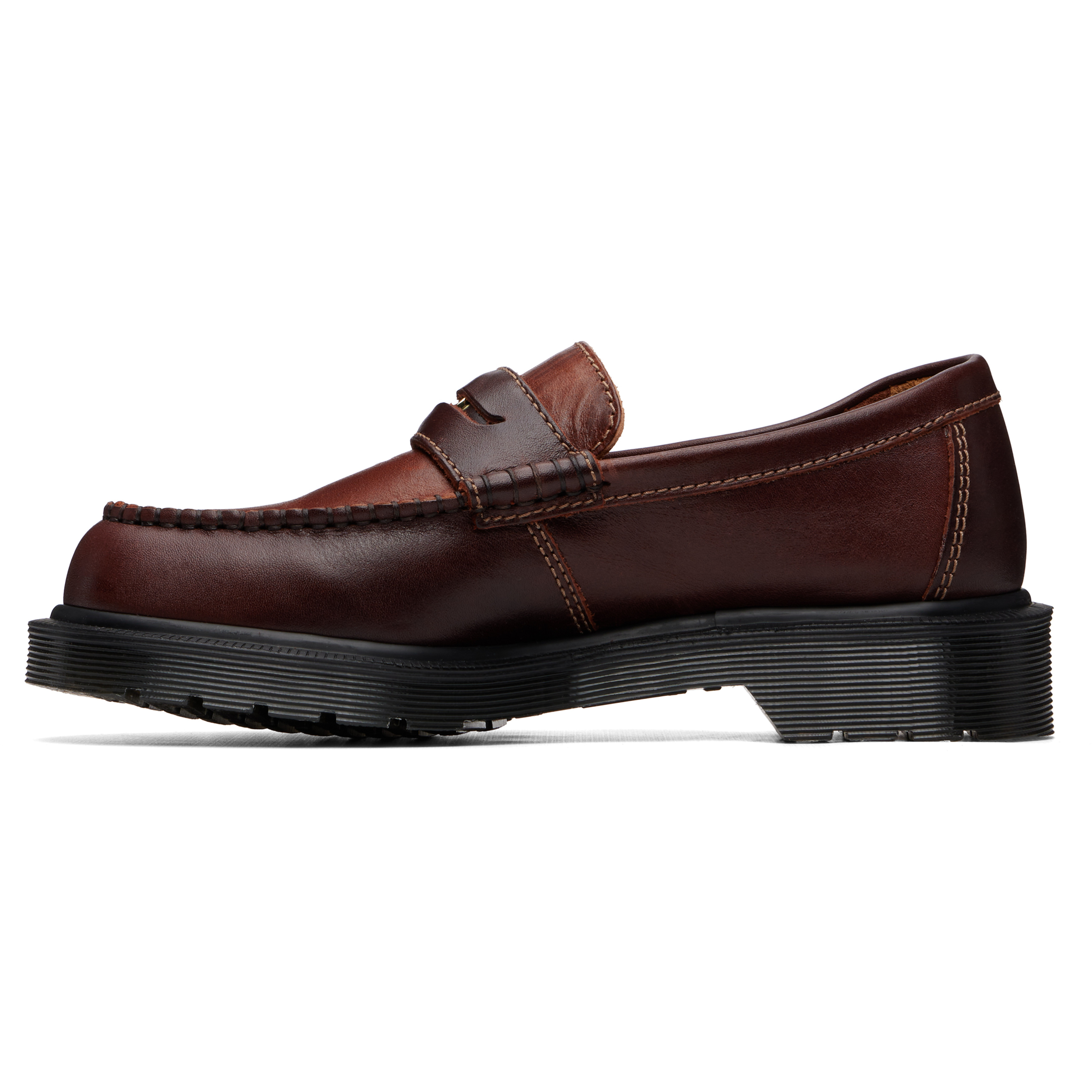 Brown Penton Classic Calf Leather Loafers