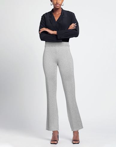 King Kong Woman Pants Silver Size M Viscose, Polyester
