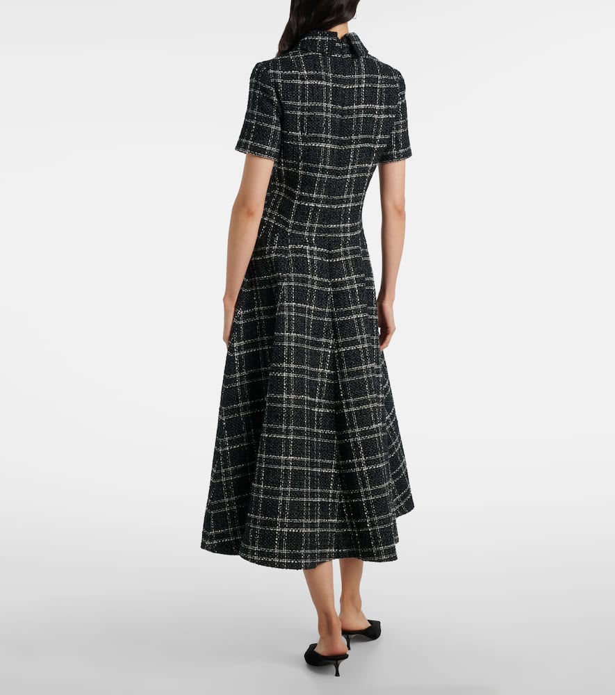 Jody checked midi dress