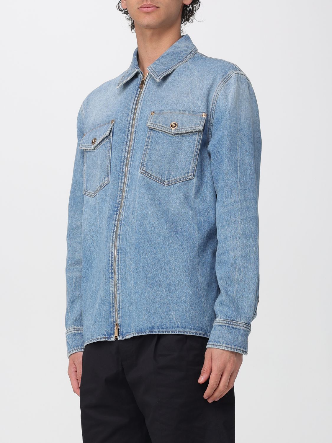 Shirt Men color Blue