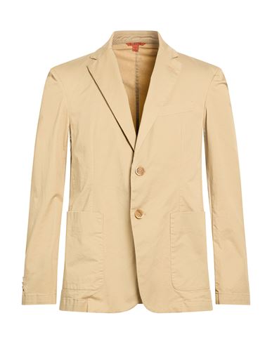 Man Blazer Sand Size 42 Cotton, Elastane