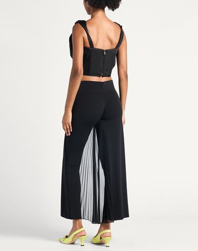 Courrèges Woman Pants Black Size 4 Viscose, Elastane