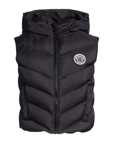 Woman Vest Black Size 8 Polyester