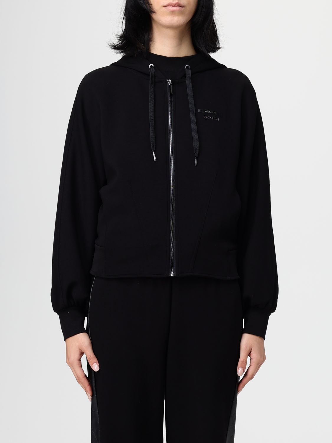 Sweatshirt Woman color Black