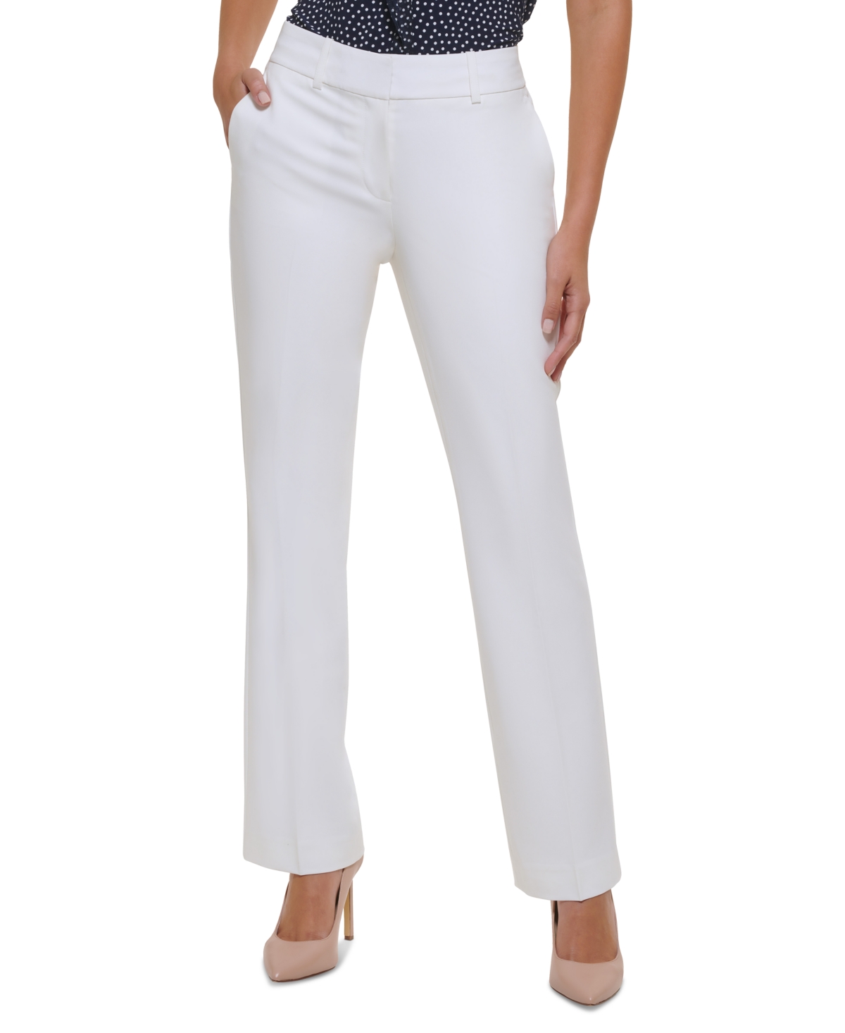 Women's Sutton Boot-Leg Trousers - Ivory