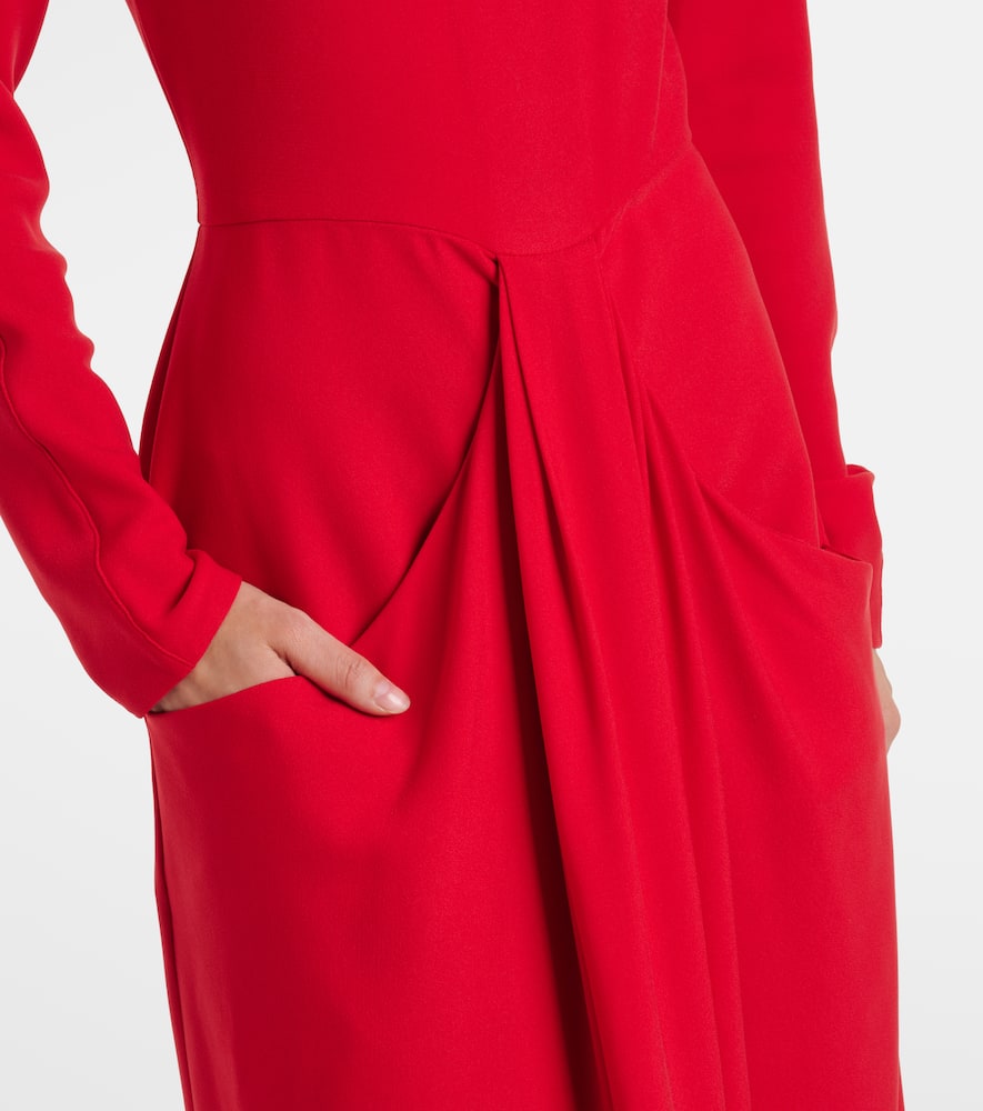 Anselm draped jersey maxi dress