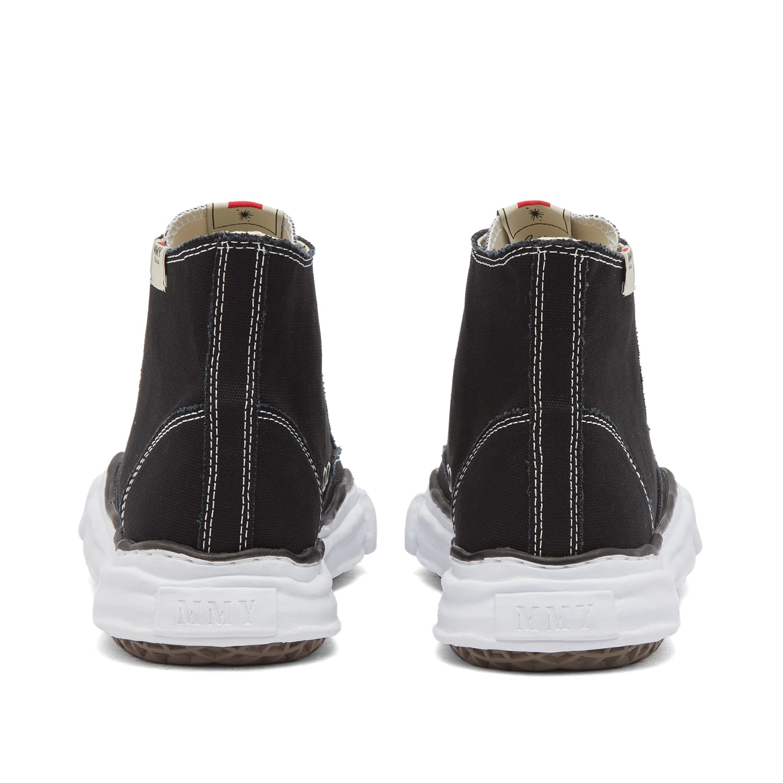Men's Original Sole Canvas Hi-Top Sneakers in Black
