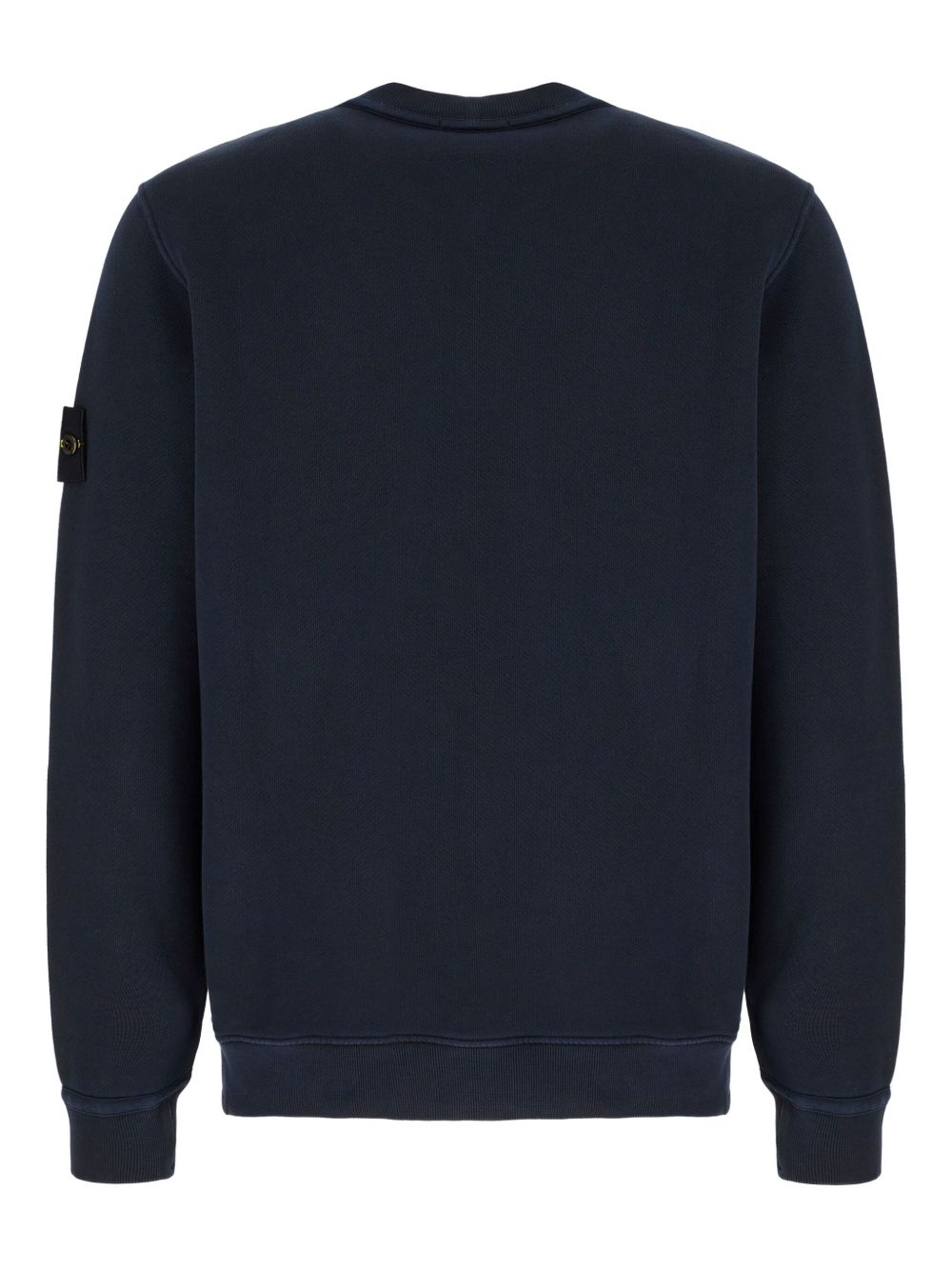 Garment-Dyed Cotton Sweatshirt — Navy