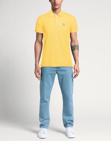 Man Polo shirt Yellow Size 38 Pima Cotton