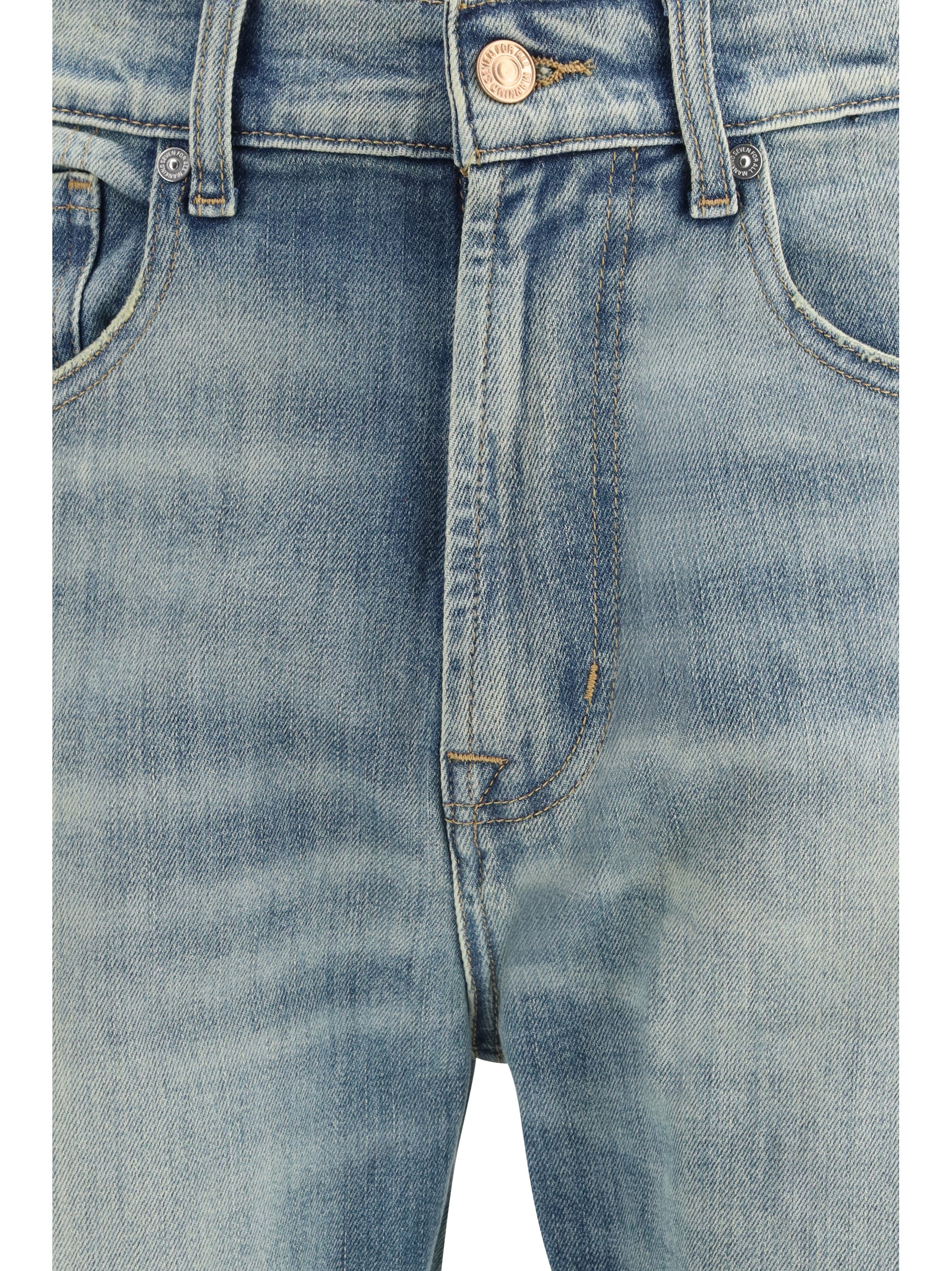 Easy Straight Jeans — Blue