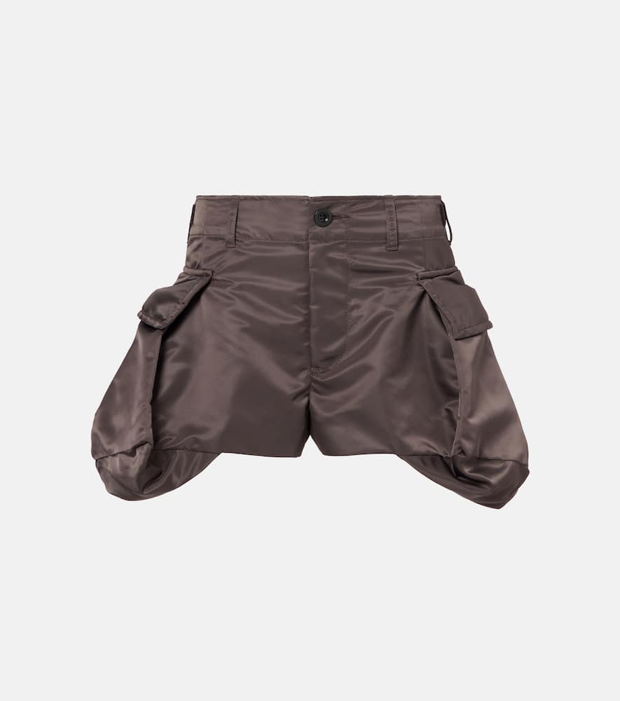 Technical twill cargo shorts